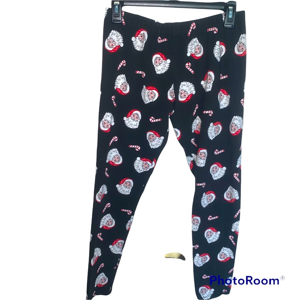 Women’s Santa leggings size juniors Large (11-13)